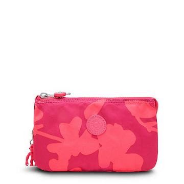 Kipling Creativity Large Printed Pouch Väska Rosa | SE 1119VR